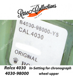 NEW Nuovo Blister Rolex 4030-98000 In-Setting for Chronograph Wheel-upper X1 Regolazione Ruota Cronografo