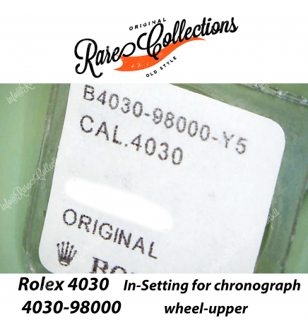 NEW Nuovo Blister Rolex 4030-98000 In-Setting for Chronograph Wheel-upper X1 Regolazione Ruota Cronografo