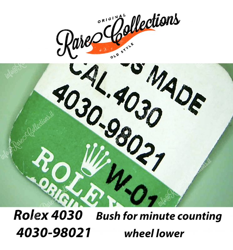 NEW Nuovo Blister Rolex 4030-98021 Bush for minute counting wheel lower X1