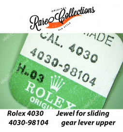 NEW Nuovo Blister Rolex 4030-98104 Jewel for Sliding Gear Lever Upper X1