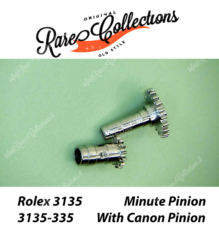 NEW Nuovo Rolex 3135-335 Minute Pinion With Canon Pinion