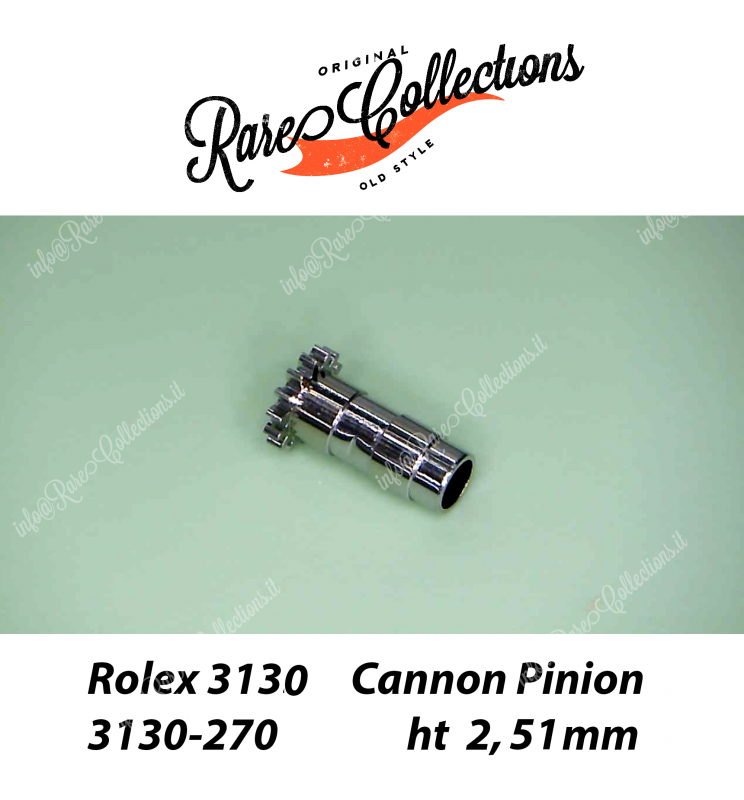 NEW Nuovo Rolex 3130-270 Cannon Pinion Pignone Calzante Ricambio NEW Nuovo Rolex 3130-270 Cannon Pinion Pignone Calzante Ricambio