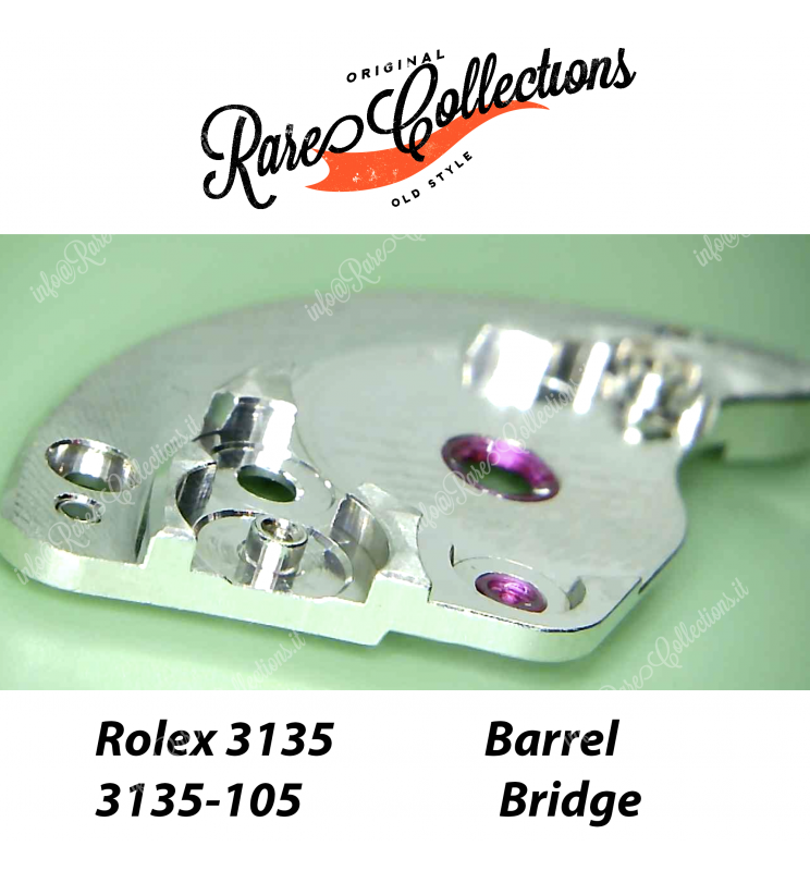 NEW Nuovo Rolex 3135-105 Barrel Bridge Ponte Bariletto Ricambio Submariner GMT NEW Nuovo Rolex 3135-105 Barrel Bridge Ponte Bariletto Ricambio Submariner GMT