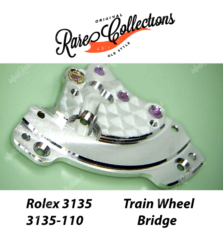 NEW Nuovo Rolex 3135-110 Train Wheel Bridge Ponte Treno Ruote
