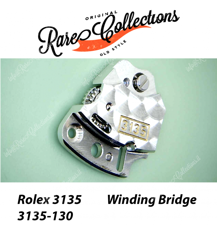 NEW Nuovo Rolex 3135-130 Winding Bridge Ponte Ricambio NEW Nuovo Rolex 3135-130 Winding Bridge Ponte Ricambio