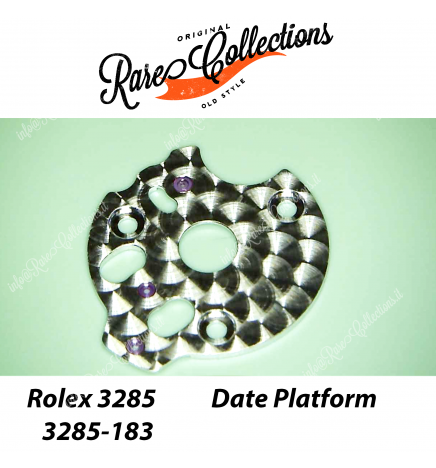 NEW Nuovo Rolex 3285-183 Data Platform GMT 24 Piastra Data