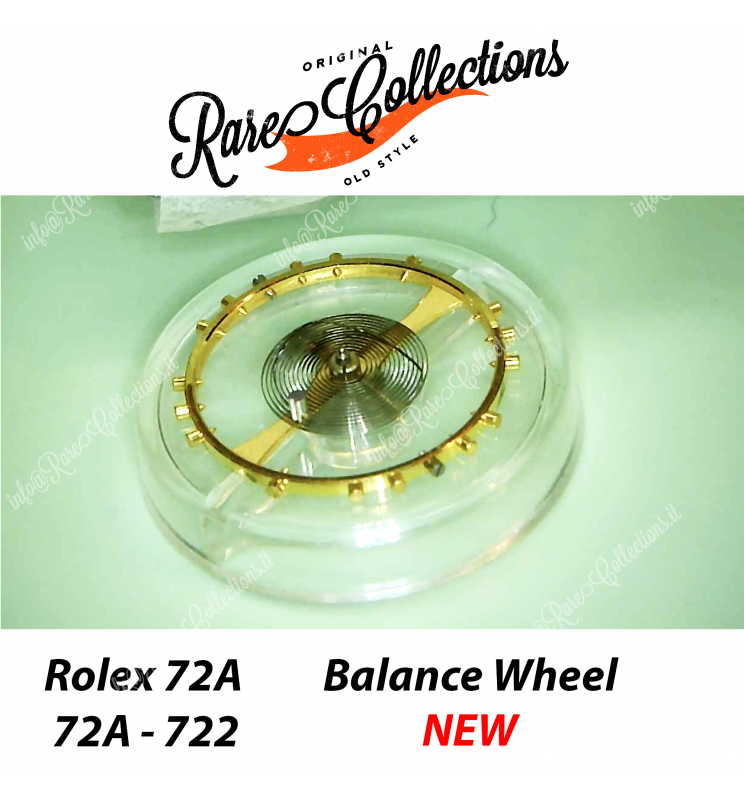NEW Valjoux ORIGINALE Cal 72A 722 Bilanciere Balance Complete Daytona 6239 NEW Valjoux ORIGINALE Cal 72A 722 Bilanciere Balance Complete Daytona 6239