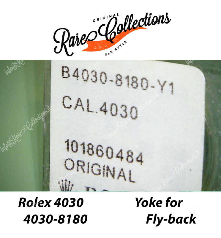 NEW Nuovo Blister Rolex Daytona 4030-8180 Yoke for Fly-Back X1 Gioco NEW Nuovo Blister Rolex Daytona 4030-8180 Yoke for Fly-Back X1 Gioco