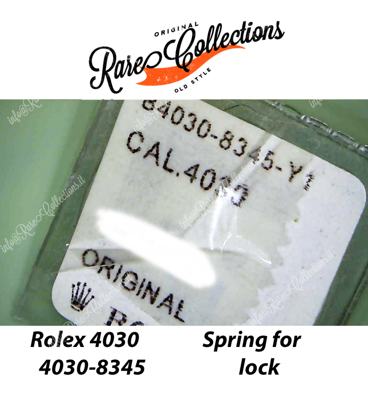 NEW Nuovo Blister Rolex Daytona 4030-8345 Spring for lock X1 Molla per Blocco