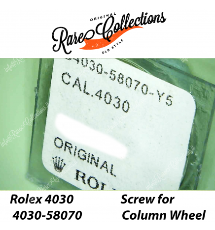 NEW Nuovo Blister Rolex 4030-58070 Screw for Column Wheel X1 Vite per Ruota a Colonna