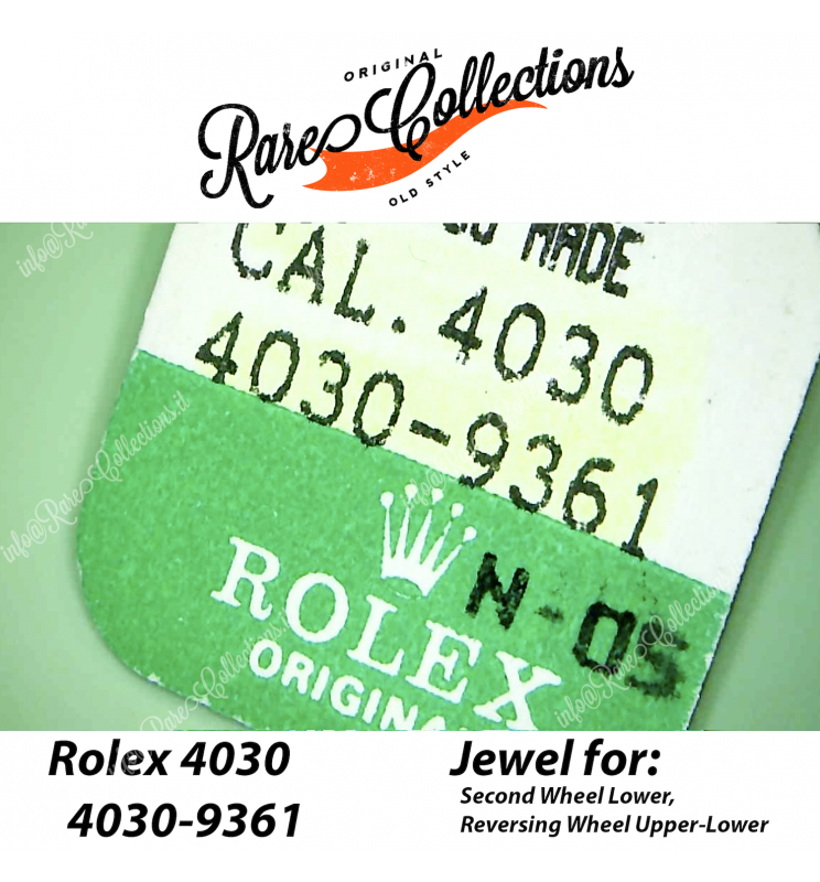 NEW Nuovo Blister Rolex Daytona 4030-9361 Jewel for Second Wheel Lower