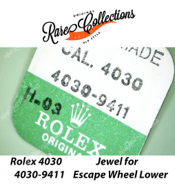 NEW Nuovo Rolex Daytona 4030-9411 Jewel for Escape Wheel Lower Gioiello