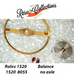 USED Usato Rolex 1520 8055 Balance Complete Bilanciere Broken Hairspring OK