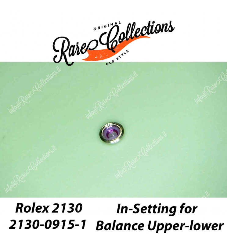 NEW Nuovo Rolex 2130-0915-1 In-Setting for balance-upper/lower Jewel