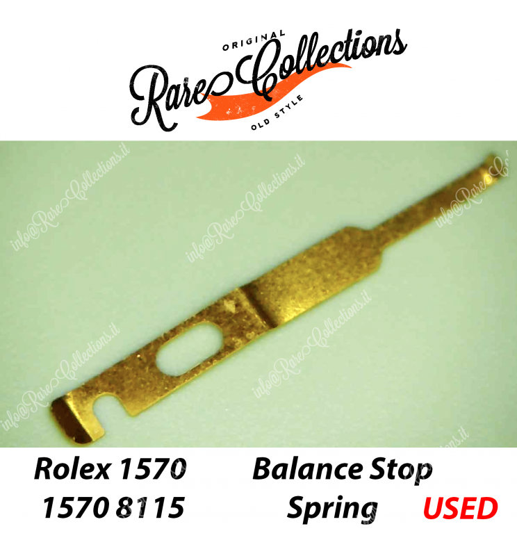 USED Usato Rolex 1570 8115 Spring For Balance Stop Molla ferma Bilanciere