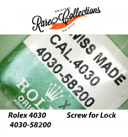NEW Nuovo Blister Rolex Daytona 4030-58200 Screw for Lock X1 Vite