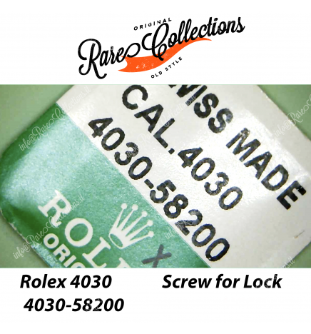 NEW Nuovo Blister Rolex Daytona 4030-58200 Screw for Lock X1 Vite