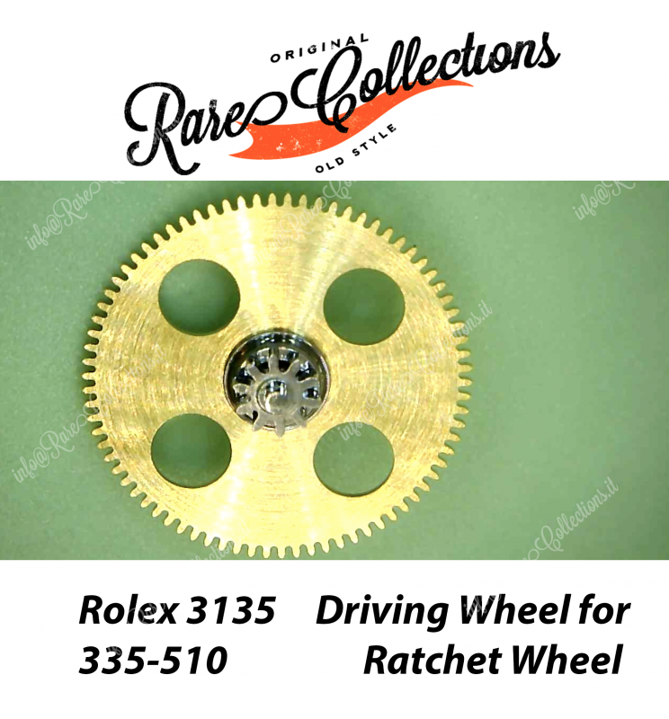 NEW Nuovo Rolex 3135-510 Driving Wheel for Ratchet Wheel NEW Nuovo Rolex 3135-510 Driving Wheel for Ratchet Wheel