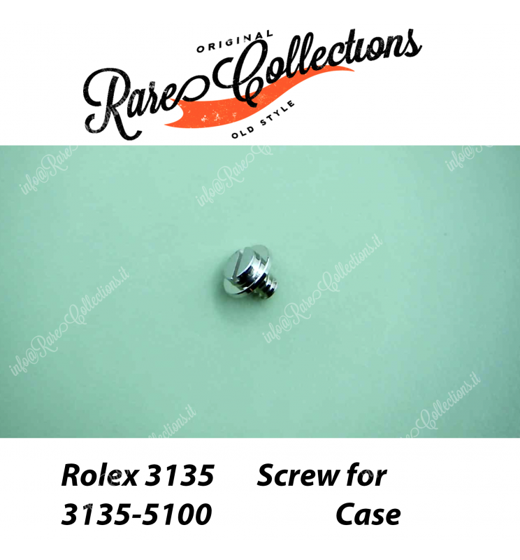 NEW Nuovo Rolex 3135-5100 Screw Case Cassa ferma Stop