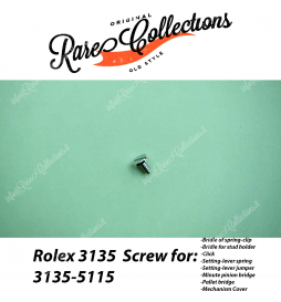NEW Nuovo Rolex 3135-5115 Screw Balance Spring Bridge Setting Pallet Minute