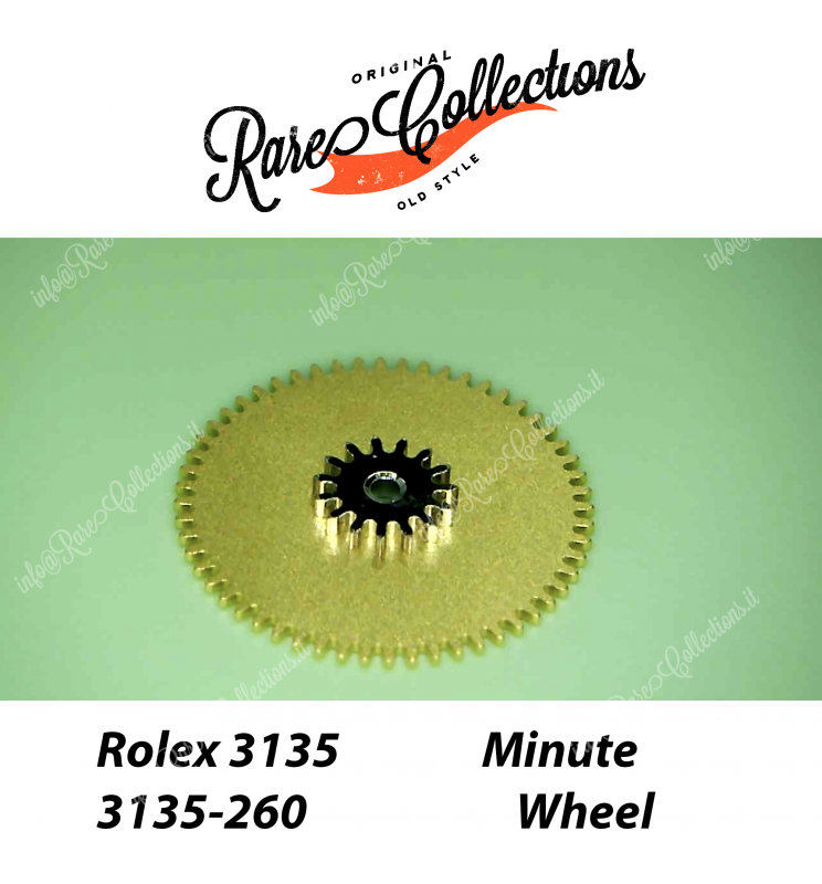 NEW Nuovo Rolex 3135-260 Minute Wheel Ruota della Minuteria Ricambio NEW Nuovo Rolex 3135-260 Minute Wheel Ruota della Minuteria Ricambio