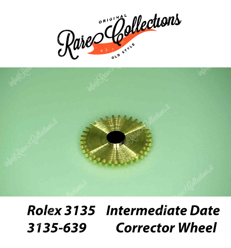 NEW Nuovo Rolex 3135-639 Intermediate Data correct wheel Ricambio NEW Nuovo Rolex 3135-639 Intermediate Data correct wheel Ricambio