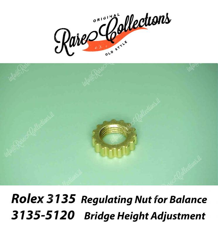 NEW Nuovo Rolex 3135-5120 Regulating nut for Balance