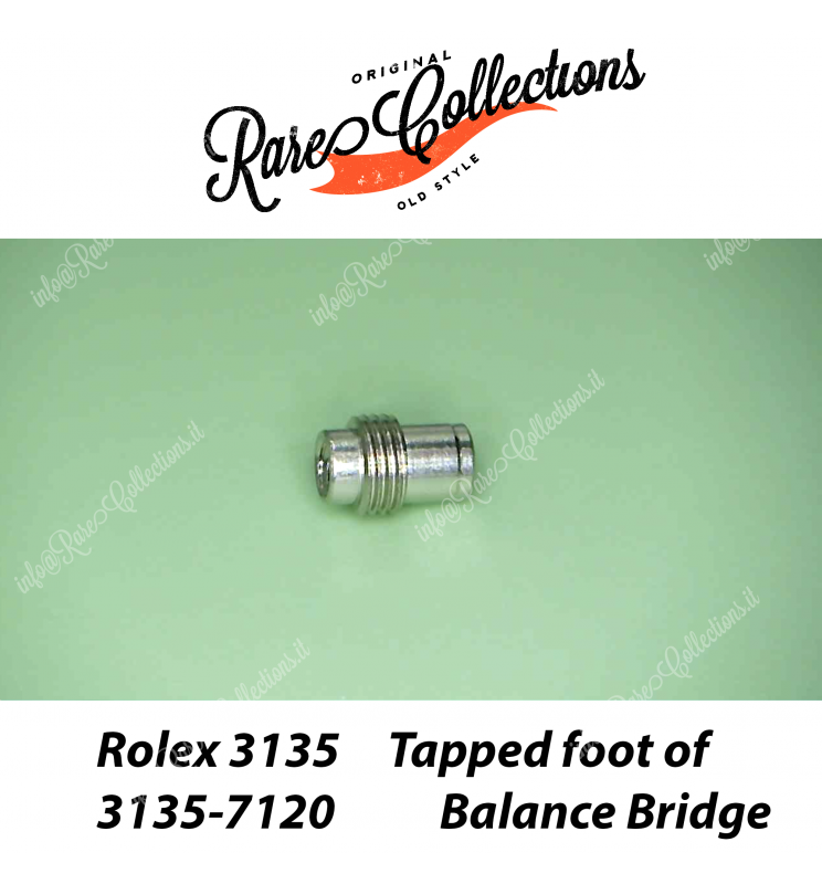 NEW Nuovo Rolex 3135-7120 Tapped Foot of Balance Bridge Piedino Ponte