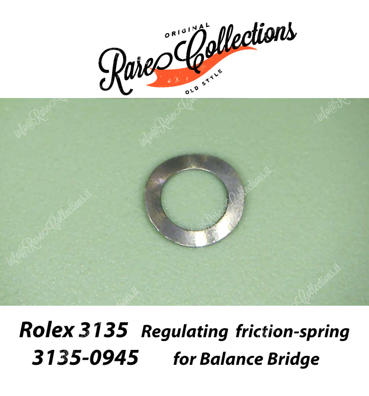 NEW Nuovo Rolex 3135-0945 Regulating Friction-Spring for balance Bridge Molla frizione