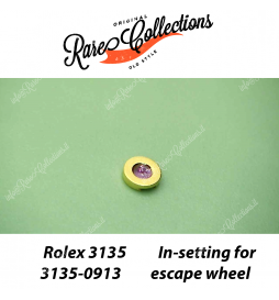 NEW Nuovo Rolex 3135-0913 Castone Escape Wheel In setting Scappamento