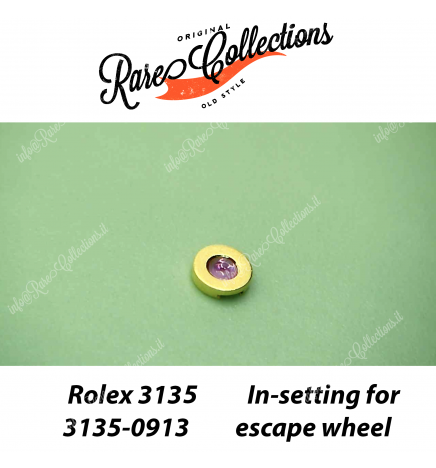 NEW Nuovo Rolex 3135-0913 Castone Escape Wheel In setting Scappamento