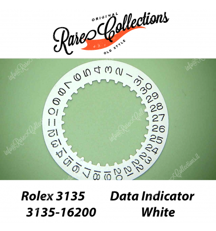 NEW Nuovo Data Indicator White Rolex 3135-16200 Datario Bianco 3135 Nuovo
