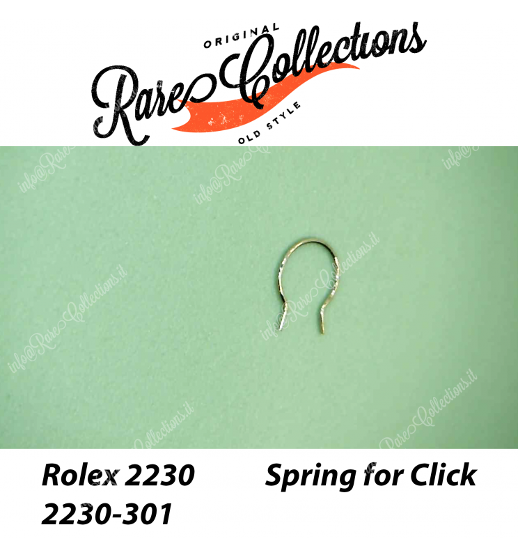 NEW Nuovo Rolex 2230-301 Spring for Click Forcella