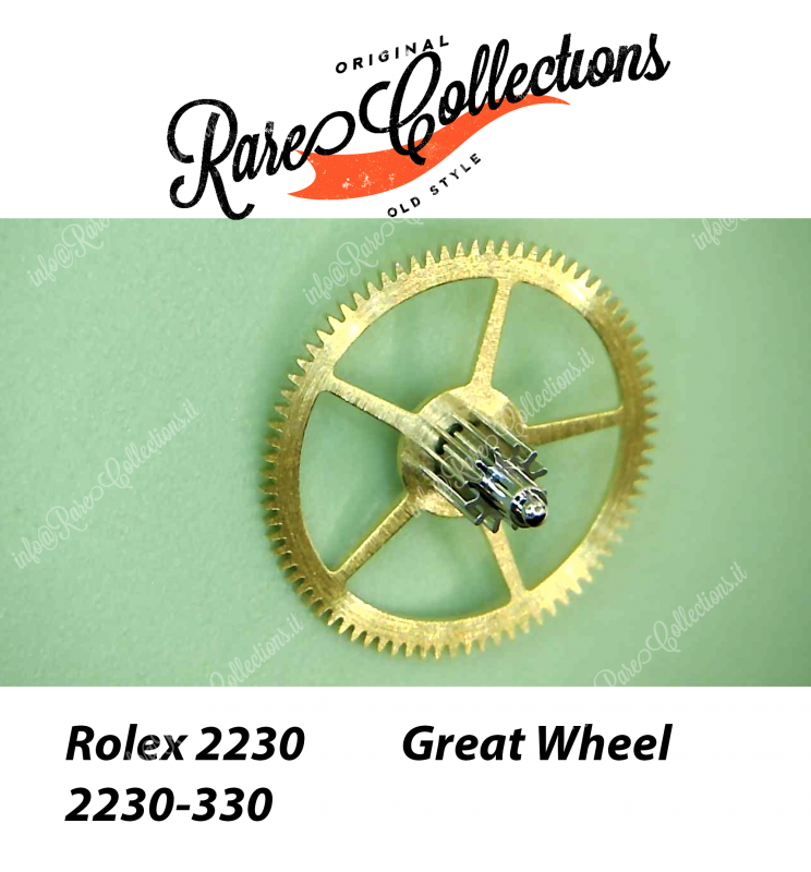 NEW Nuovo Rolex 2230-330 Great Wheel Ruota Grande