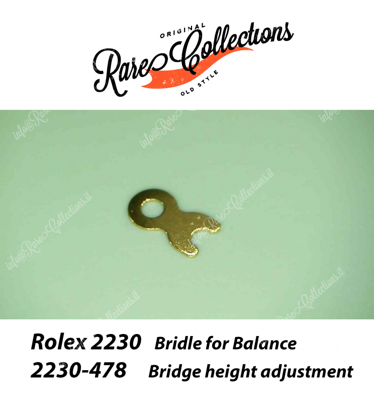 NEW Nuovo Rolex 2230-478 Bridle for adjustment Balance Bridge height Briglia NEW Nuovo Rolex 2230-478 Bridle for adjustment Balance Bridge height Briglia