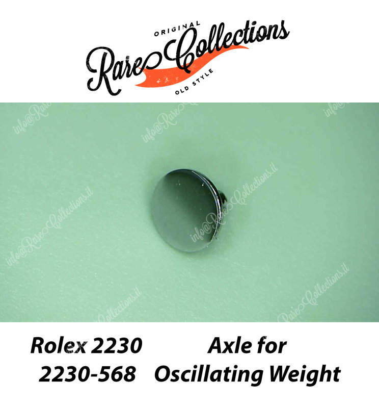 USED Usato Rolex 2235 2230-568 Axle Oscillating Weight Asse per peso oscillante USED Usato Rolex 2235 2230-568 Axle Oscillating Weight Asse per peso oscillante