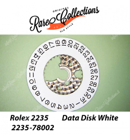 USED Data Indicator White Rolex 2235-78002 Datario Bianco 2235 Usato