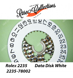USED Data Indicator White Rolex 2235-78002 Datario Bianco 2235 Usato