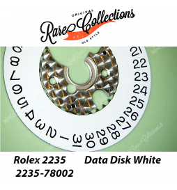 USED Data Indicator White Rolex 2235-78002 Datario Bianco 2235 Usato