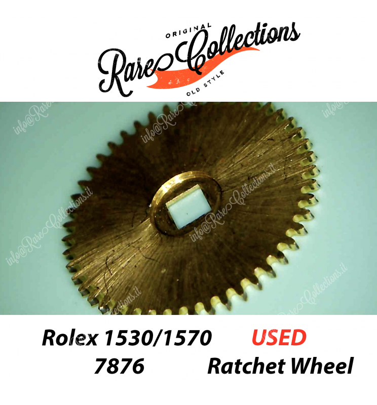 USED Usato Rolex Wheel 1530 1570 565 GMT Ratchet Wheel Ruota Rocchetto code 7876 USED Usato Rolex Wheel 1530 1570 565 GMT Ratchet Wheel Ruota Rocchetto code 7876