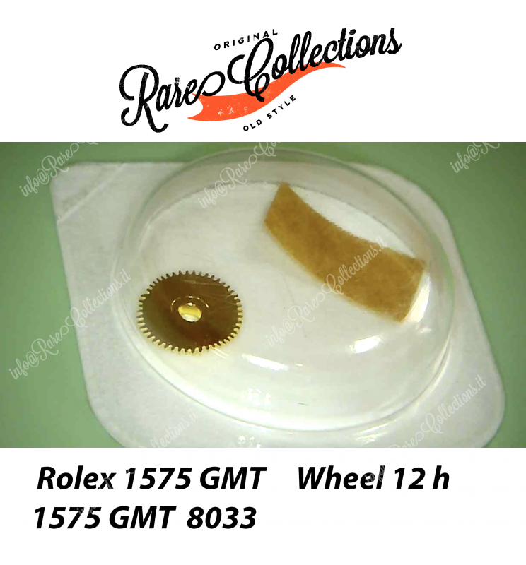 NEW Nuovo Rolex 1575-8033 1575 GMT Wheel 12H Ruota 12H Nuova in Blister