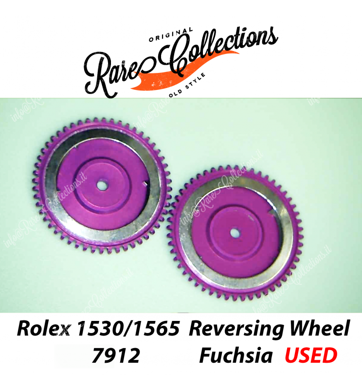 USED Usato Rolex Wheel 1530 7912 Reversing Wheel Ruota Fucsia 1565 USED Usato Rolex Wheel 1530 7912 Reversing Wheel Ruota Fucsia 1565