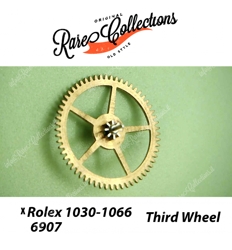 USED per Rolex 1030 1036 6907 Third Wheel terza Ruota Ricambio Usato
