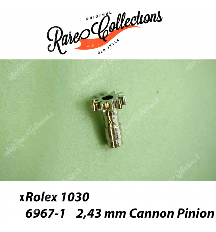 USED Rolex 1030 1036 6967-1 Cannon Pinion 2,43 mm Ricambio Usato