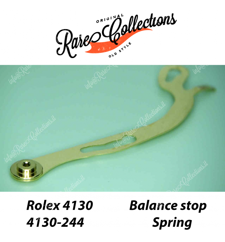 NEW Nuovo Rolex Daytona 4130-244 Balance Stop Spring Molla Arresto Bilanciere