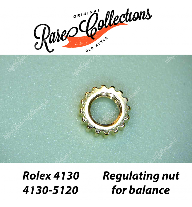 NEW Nuovo Rolex Daytona 4130-5120 Regulating nut for Balance Ricambio