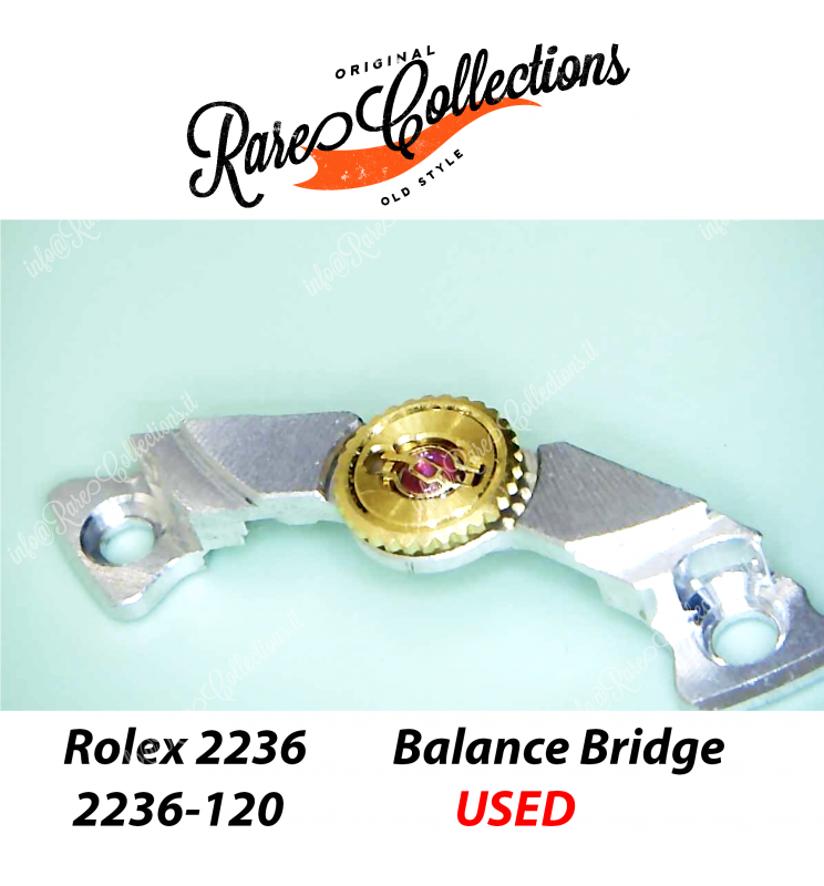 USED usato Rolex 2236-120 Balance Bridge Ponte Bilanciere Ricambio USED usato Rolex 2236-120 Balance Bridge Ponte Bilanciere Ricambio