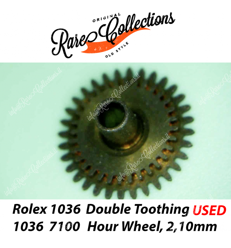 USED Usato Rolex 1036 1066 7100 Double Toothing Hour Wheel 2,10mm 6542