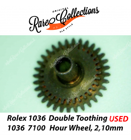 USED Usato Rolex 1036 1066 7100 Double Toothing Hour Wheel 2,10mm 6542