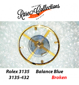 BROKEN sistemare Balance Bilanciere Completo 3135-432 Parachrom blu
